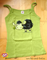 Дамска блузка с Черната овца, зелена - 18 лв